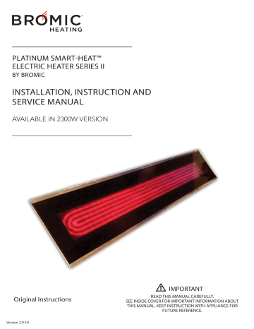 installation, instruction and service manual | Manualzz