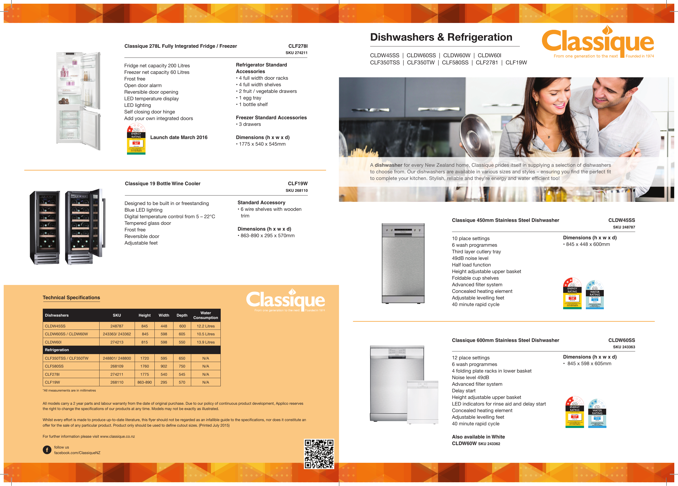 classique dishwasher