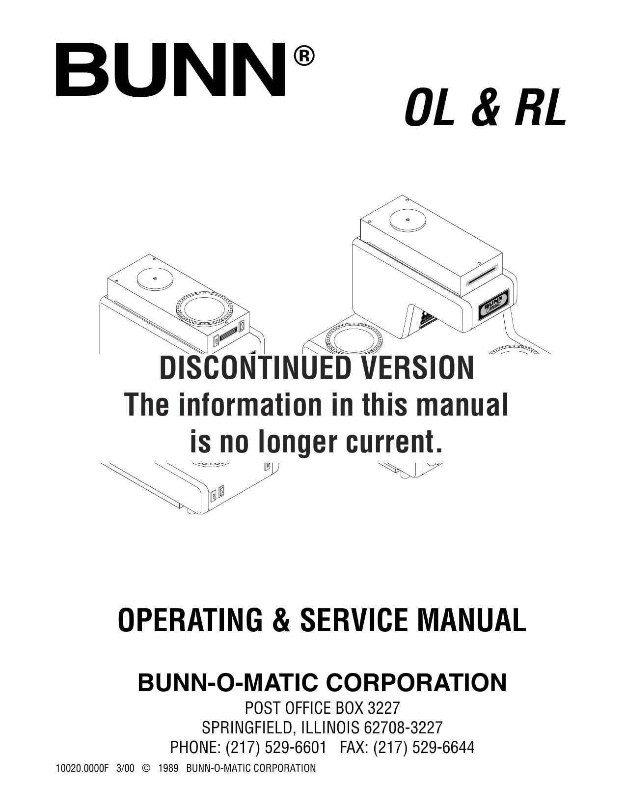 bunnomatic corporation Manualzz