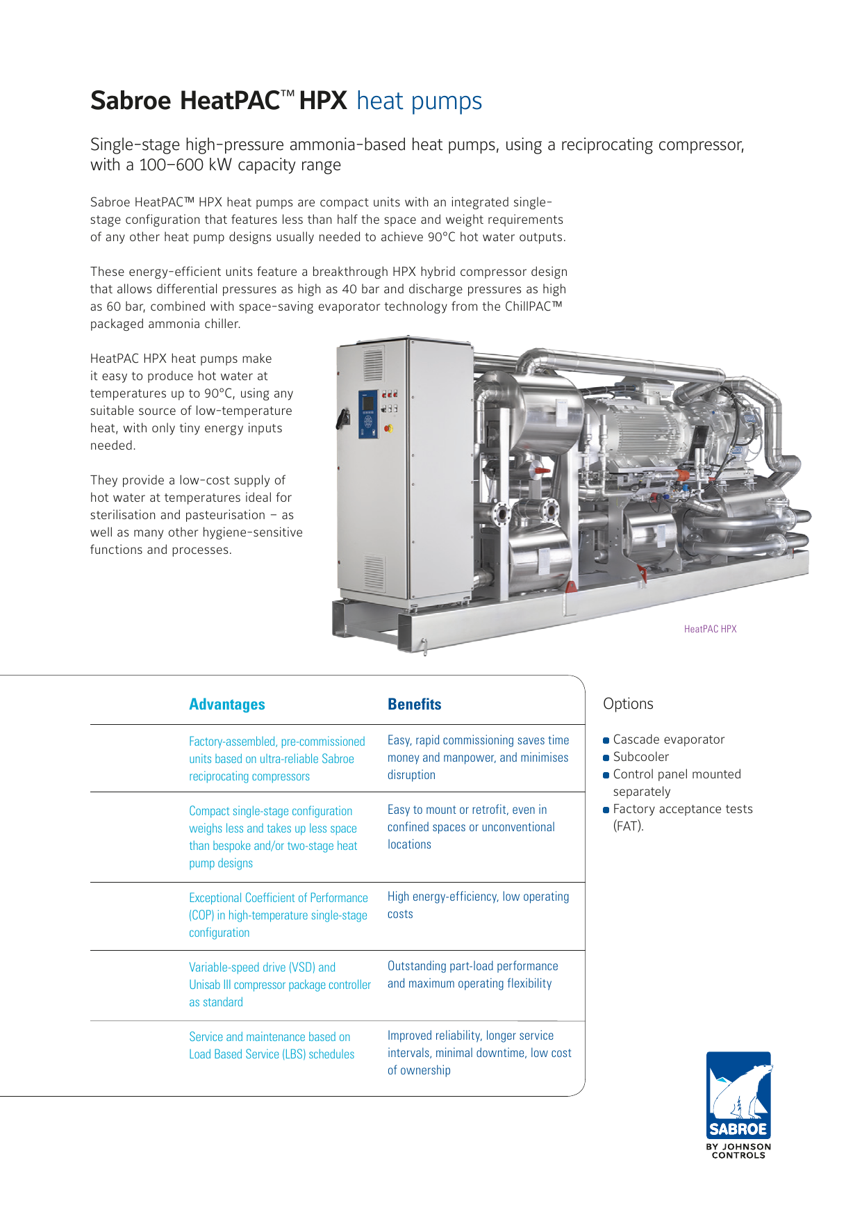 Sabroe Heatpac Hpx Heat Pumps Manualzzcom