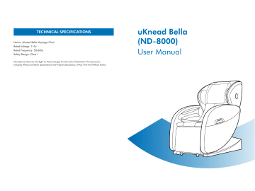 uknead bella massage chair