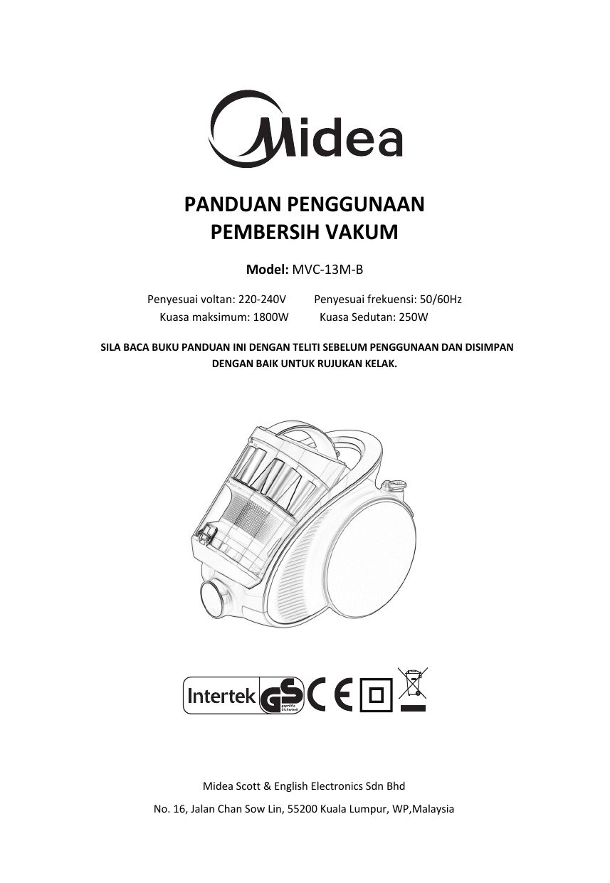 Panduan Penggunaan Pembersih Vakum Manualzz