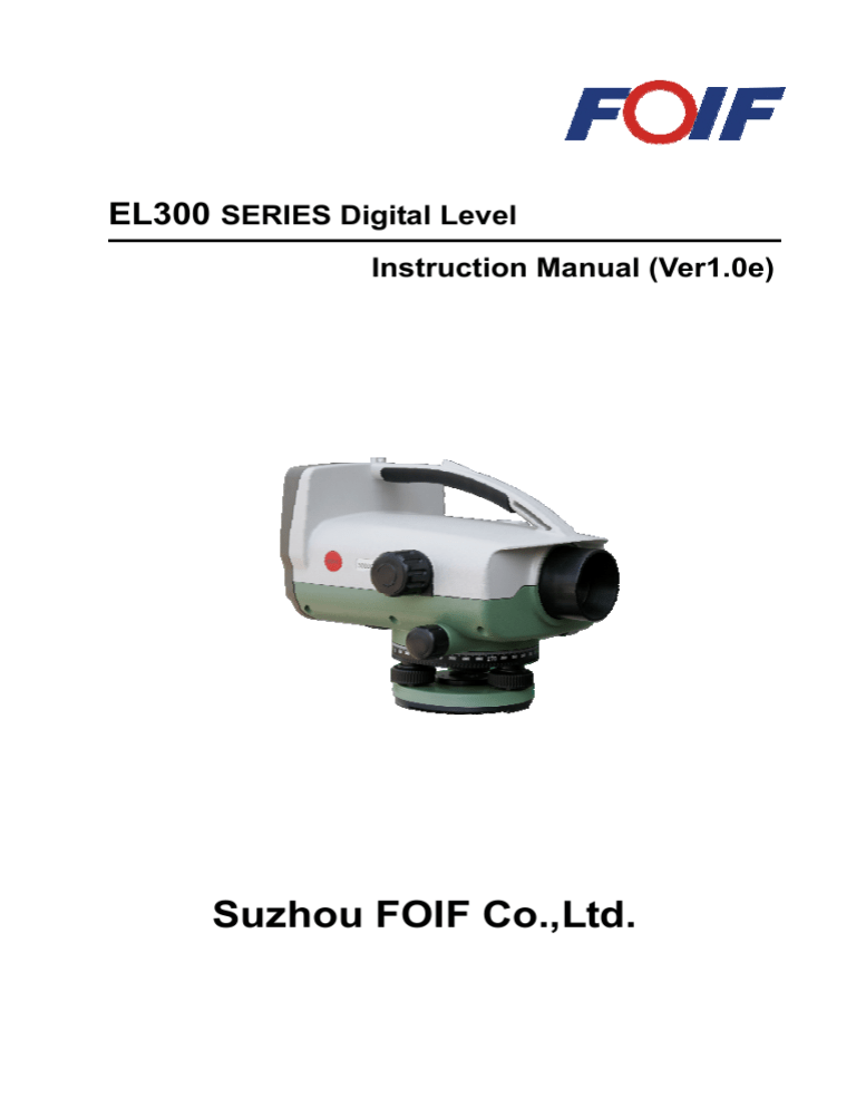 foif survey manual download