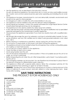 DeLonghi NF90 - Owner's manual 