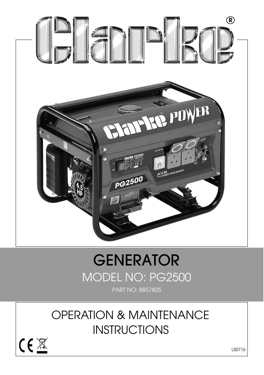 Clarke Generator Spare Parts Reviewmotors.co