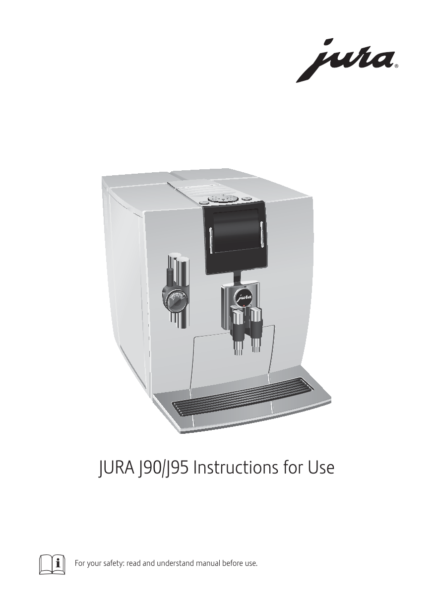 Jura JURA J90/J95 Instructions for Use Manualzz
