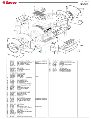 IDEA Details about / SAECO PARTS –STEAM KNOB WITH CLAMP FOR MAGIC