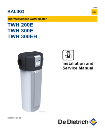 De Dietrich Kaliko TWH 300EH Owner Manual | Manualzz