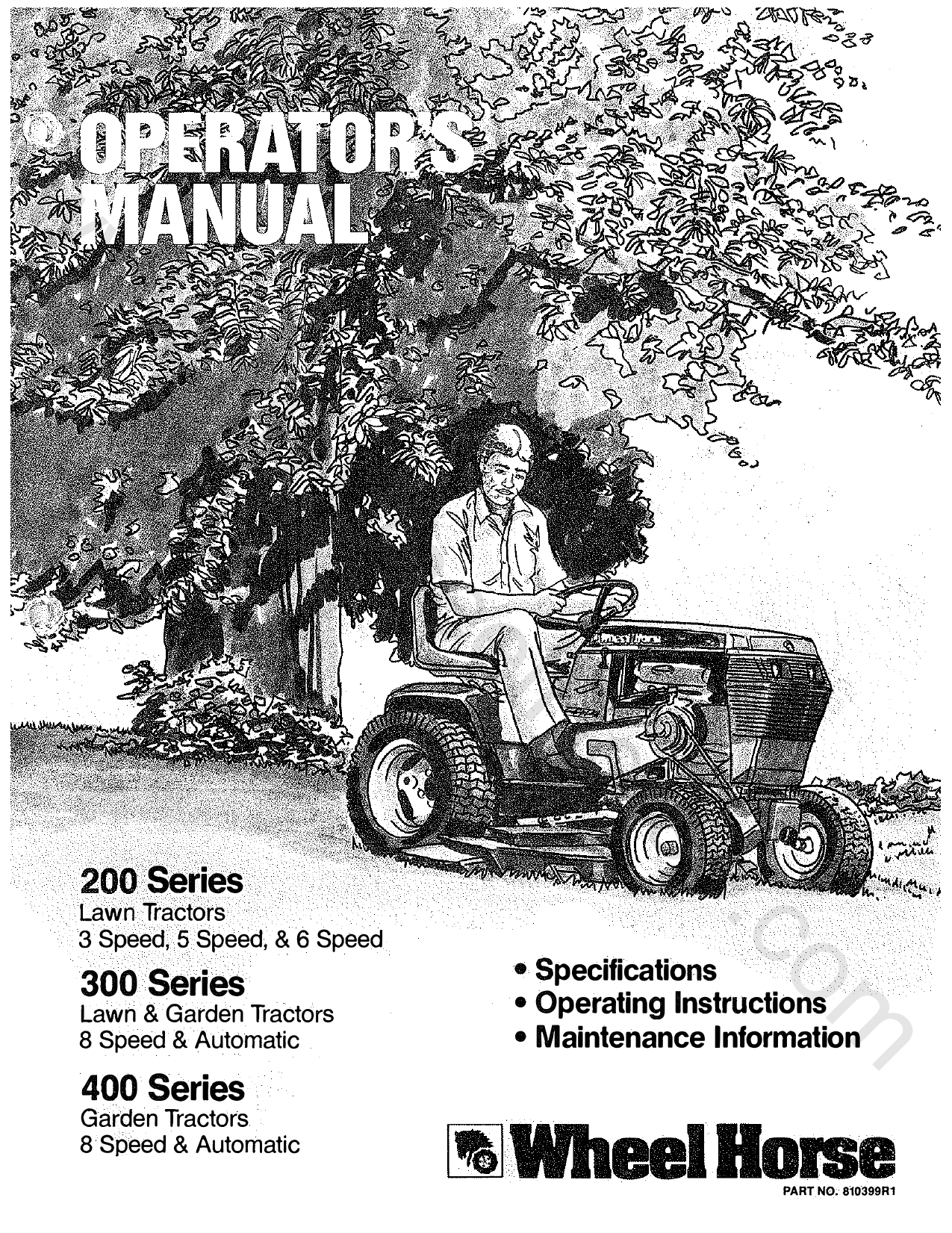 Wheel horse tiller online manual