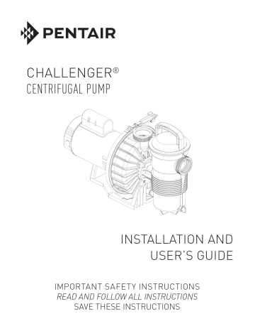 challenger® centrifugal pump | Manualzz