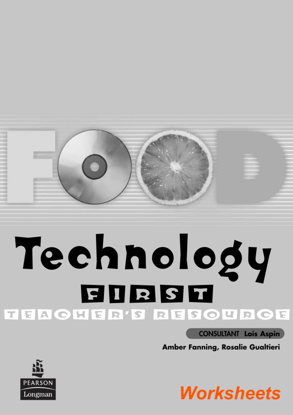 food technology worksheets manualzz