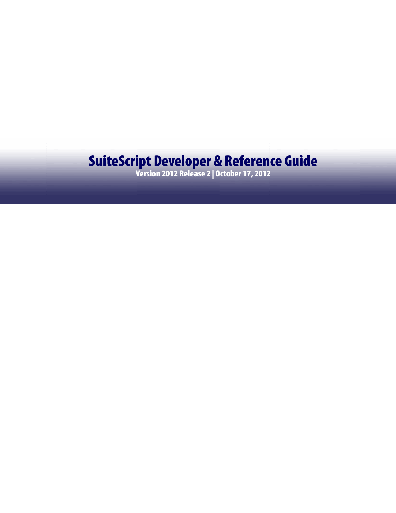 suitescript developer
