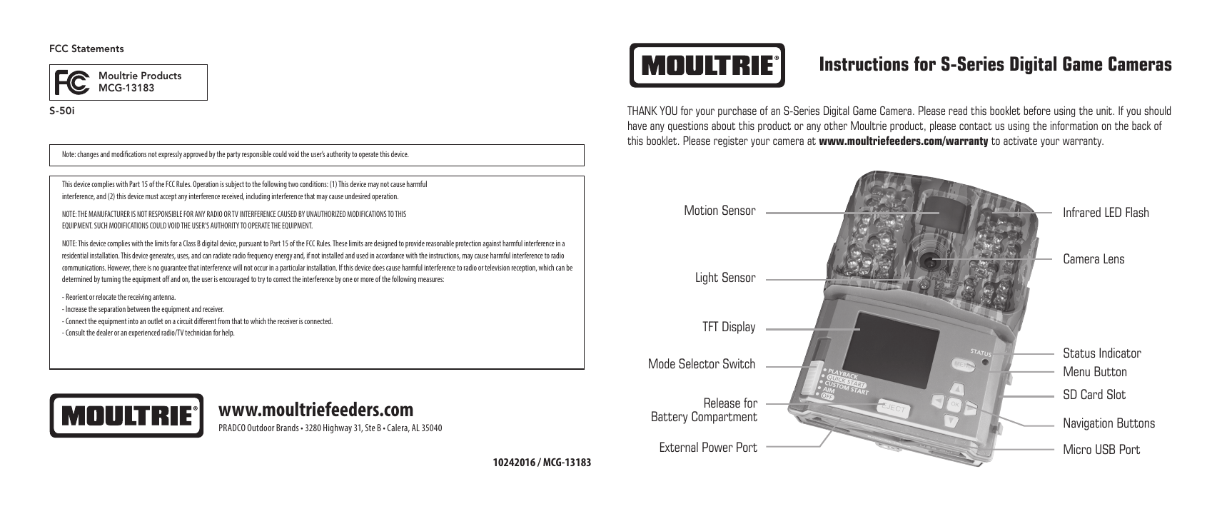 S Series Moultrie Feeders Manualzz