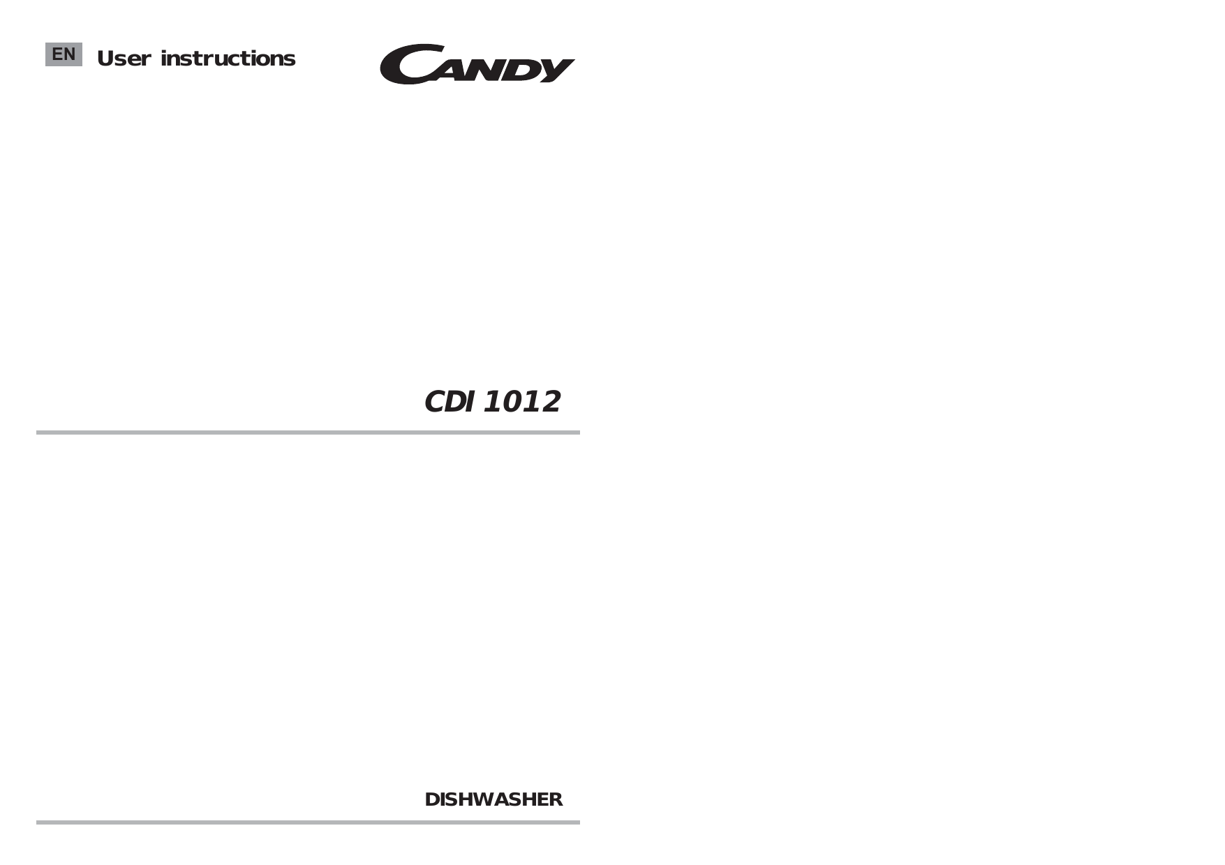 Candy cdi hot sale 1012 dimensions