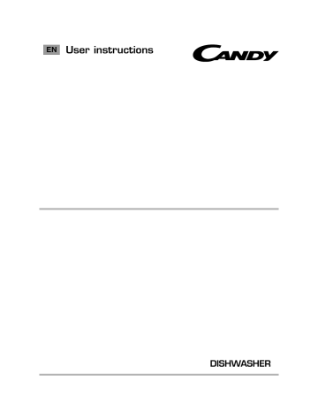 Candy CDP 1DS39B Full Size Dishwasher Instruction manual | Manualzz