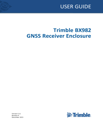 Trimble BX982 GNSS Receiver User Guide | Manualzz