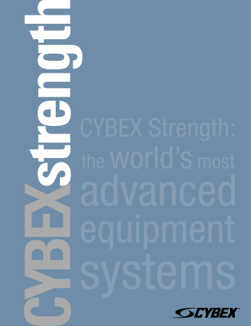 Cybex VR, VR2, Plate Loaded and Free Weight Brochure | Manualzz