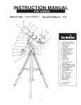 Sky-Watcher 1206EQ5 Instruction Manual