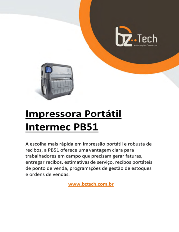 Manual - Honeywell Intermec PB51 | Manualzz