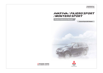Product Reference Manual - Mitsubishi Motors Corporation | Manualzz