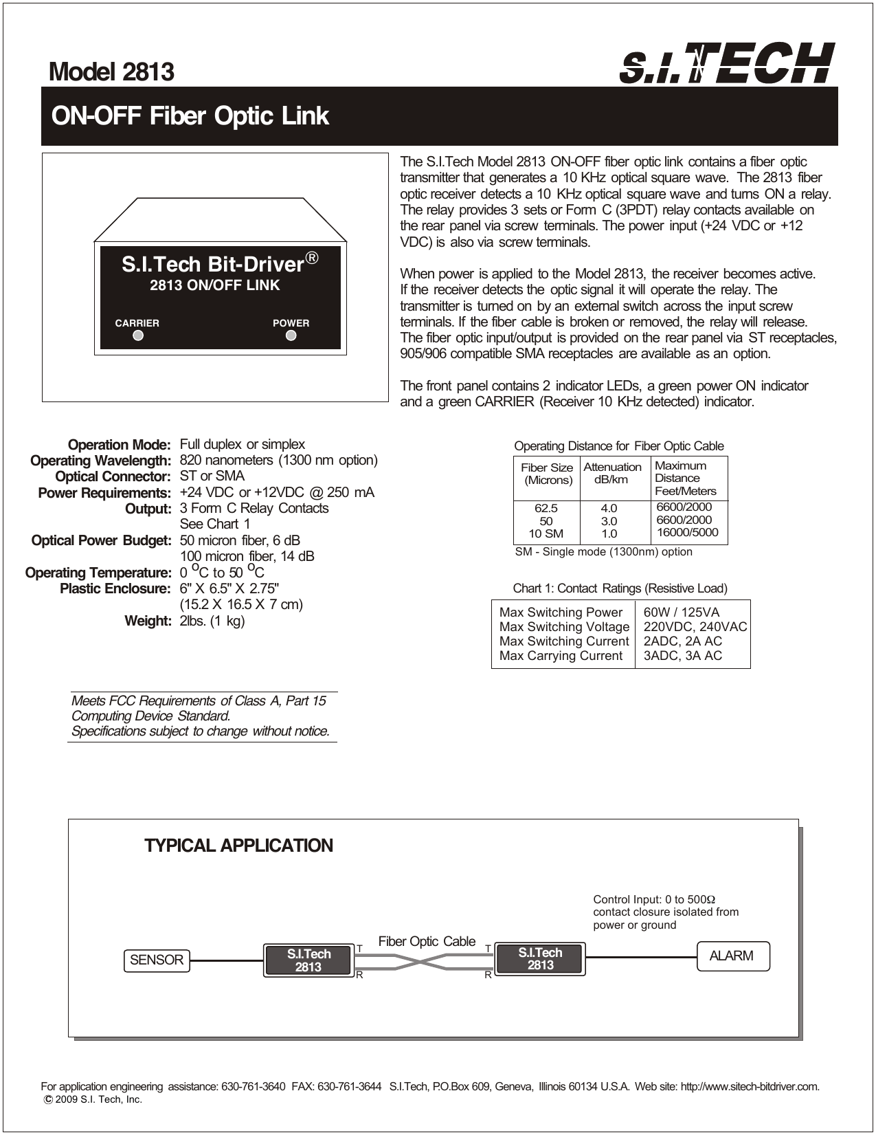 Fiber Optic Standards Chart