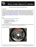 Ritchey-Chr&eacute;tien Telescope Alignment &amp; Collimation Instruction manual