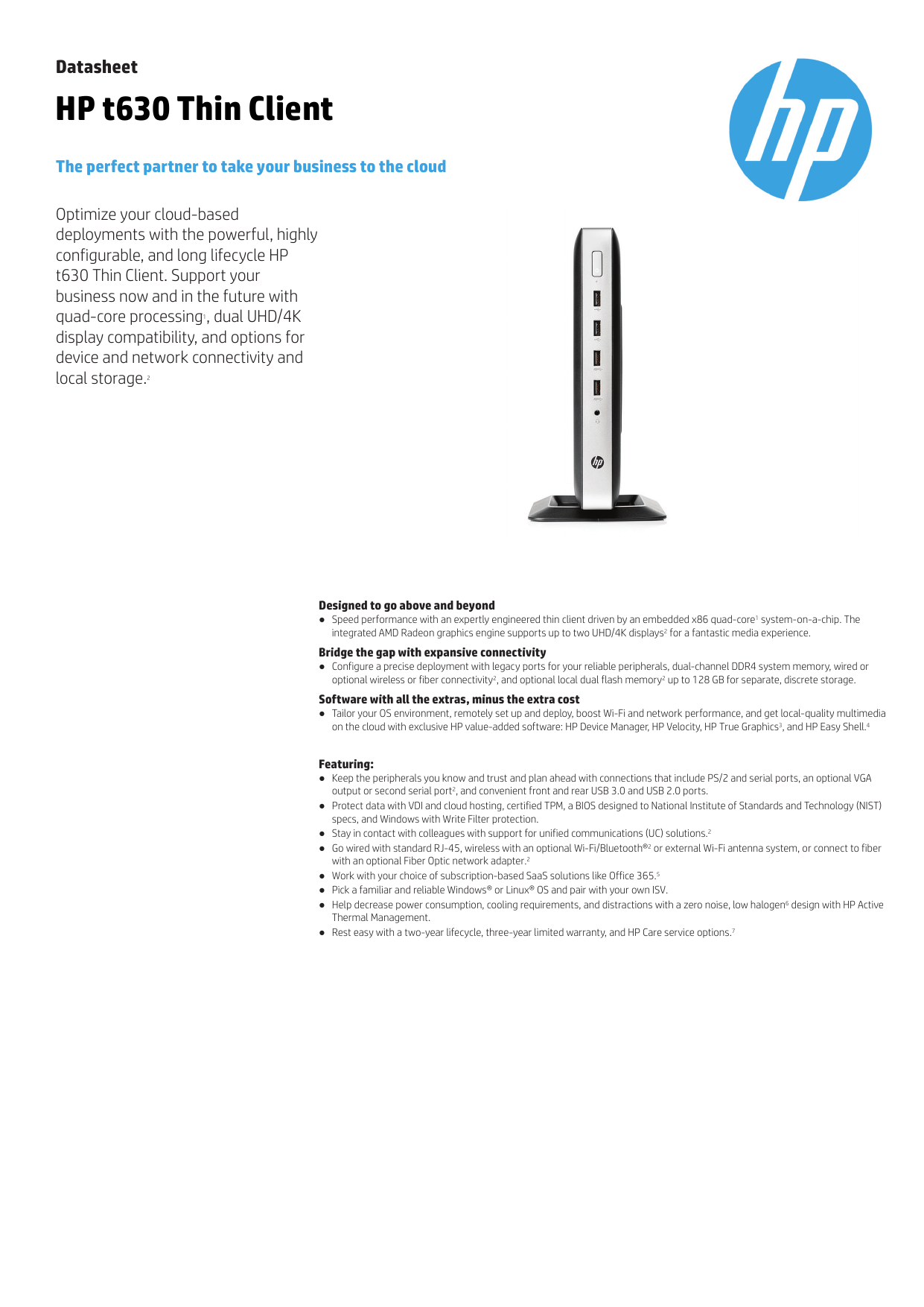 hp t630 thin client service manual