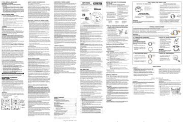 First Alert SA511 User manual | Manualzz