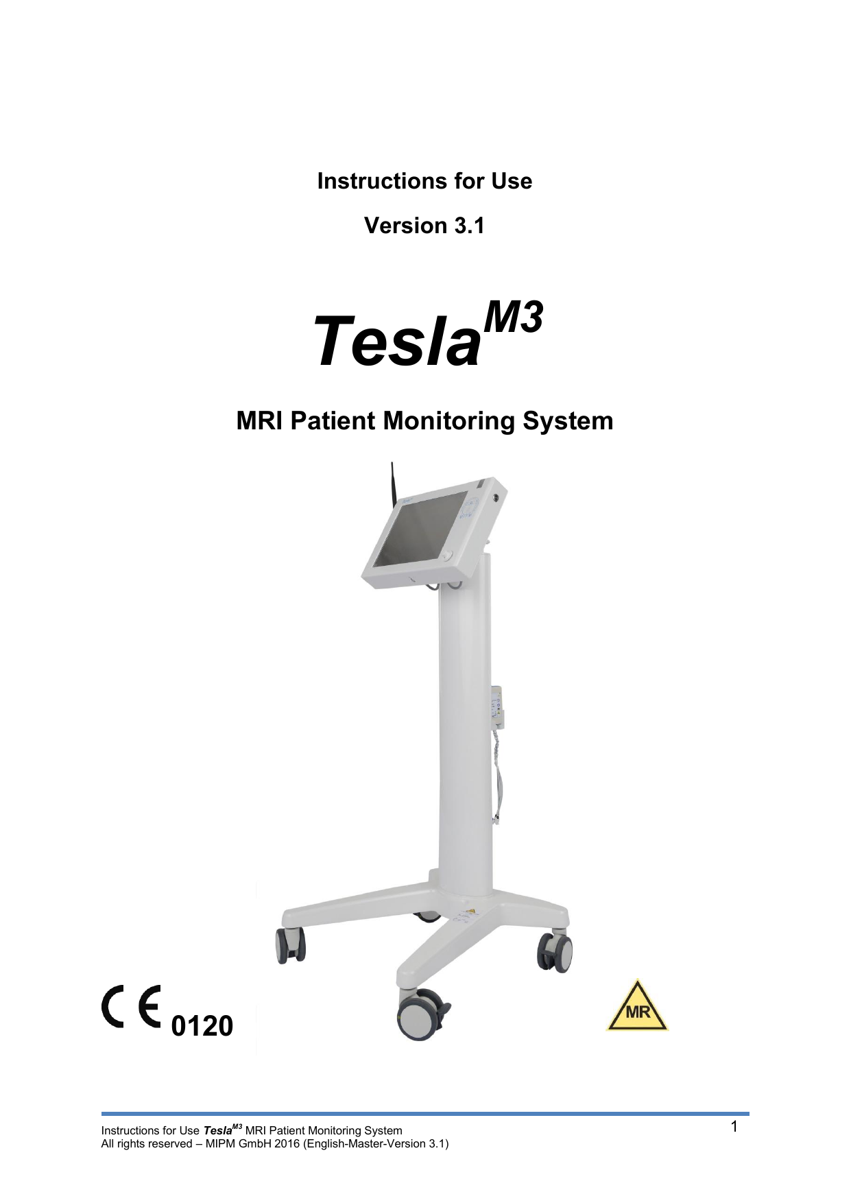 MRI Patient Monitoring System | Manualzz