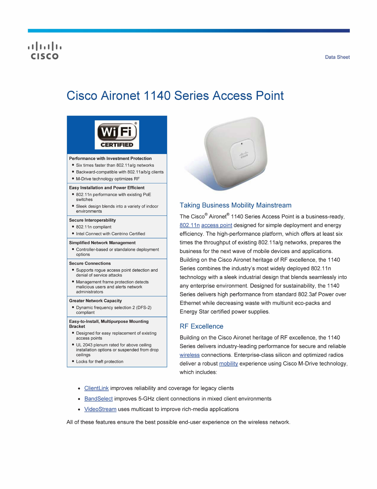 Page 1 Iii Iii Cisco Wifi Certified Performance With Investment Manualzz