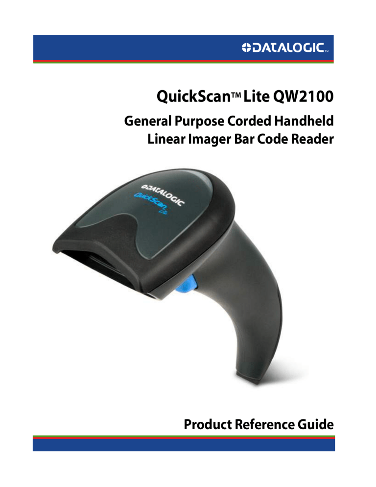 Quickscantm Lite Qw2100 Manualzz