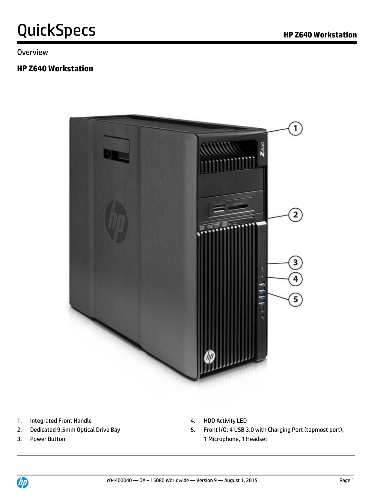 HP Z640 Workstation Manualzz