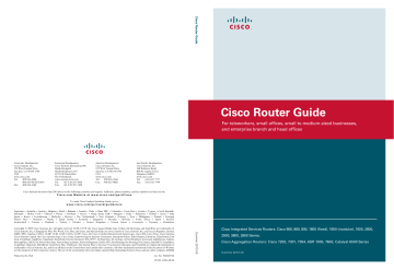 Cisco Router Guide | Manualzz