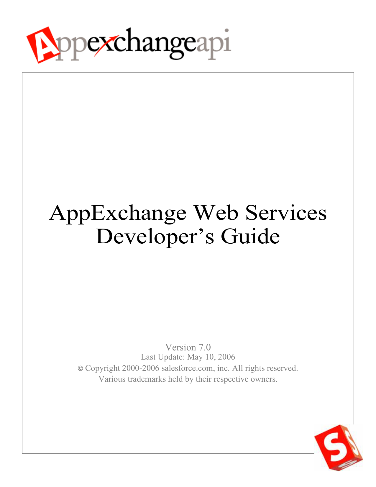 Appexchange Web Services Developer39 Manualzzcom