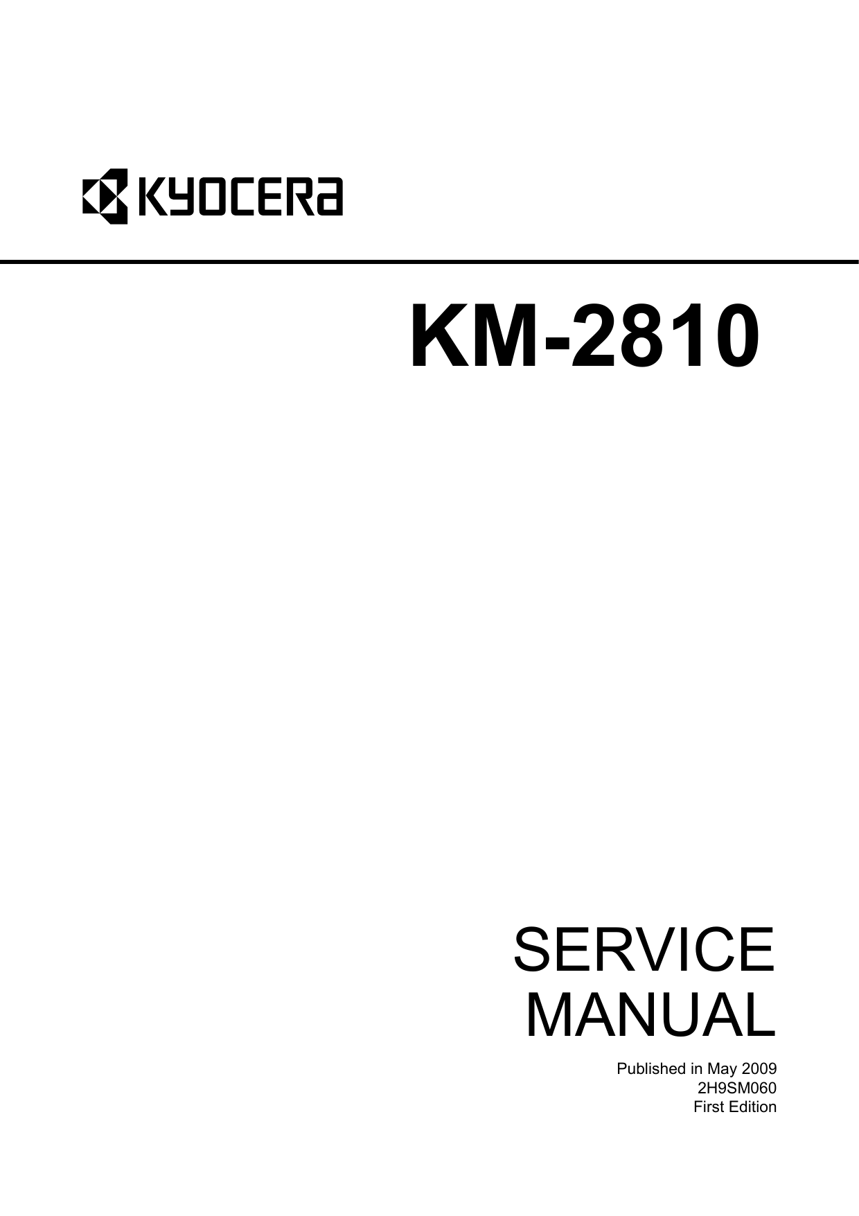 KYOCERA KM 2810 Service Manual Manualzz
