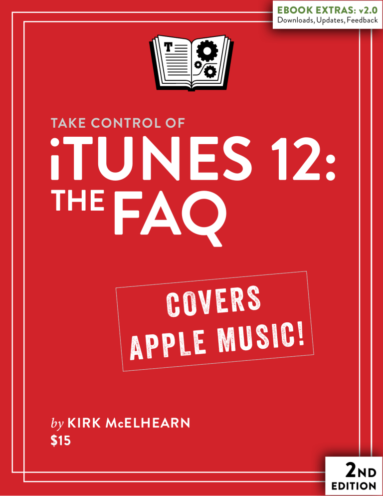 Take Control Of Itunes 12 The Faq 2 0 Nnsa Manualzz