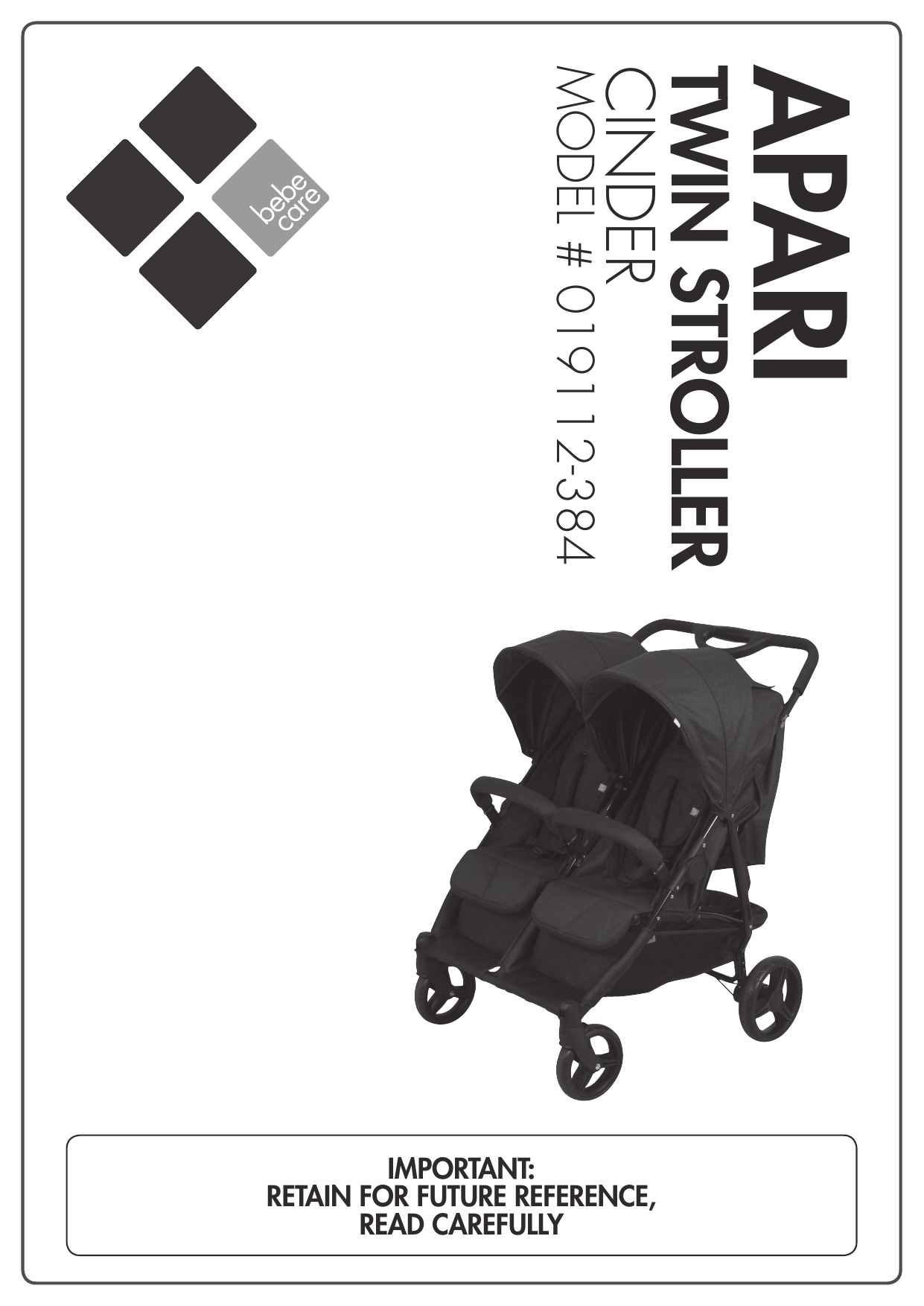apari twin stroller