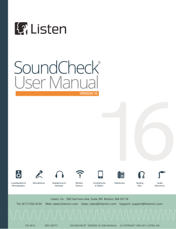 SoundCheck Manual | Manualzz