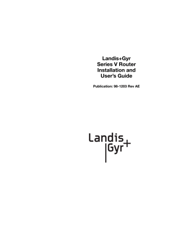 landis and gyr user guide