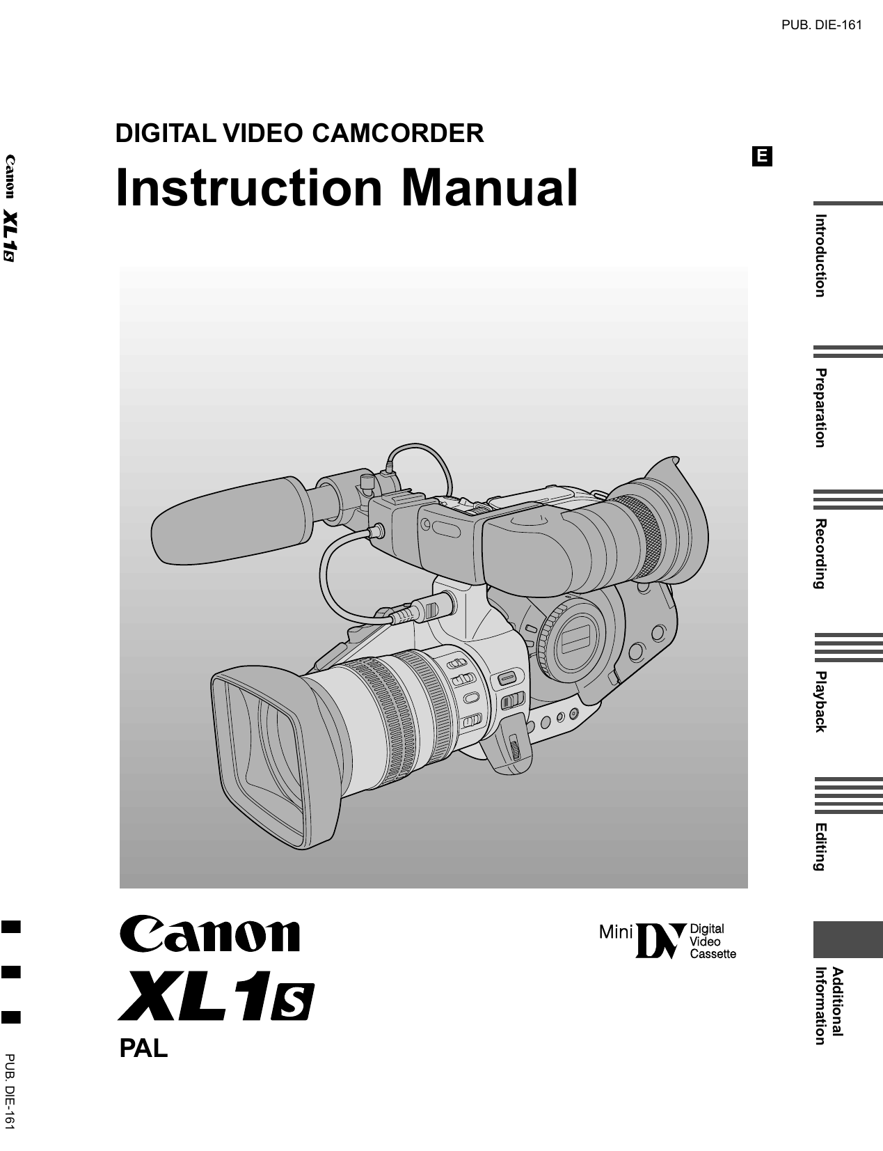 Canon Xl1s User Manual Manualzz