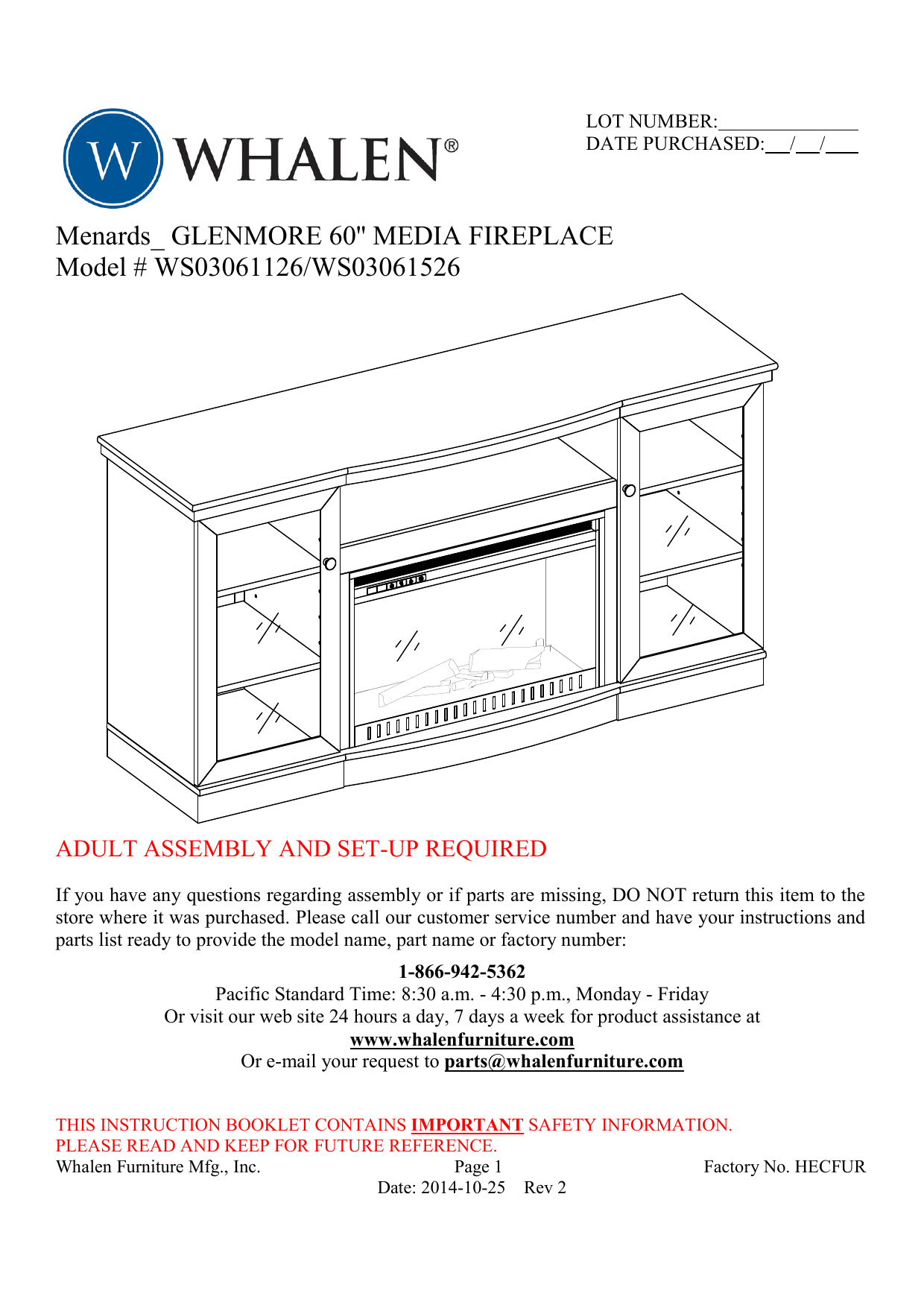 Whalen Electric Fireplace Parts Reviewmotors.co