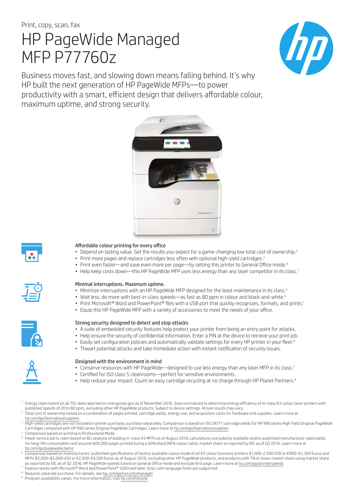 hp pagewide 586 service access code