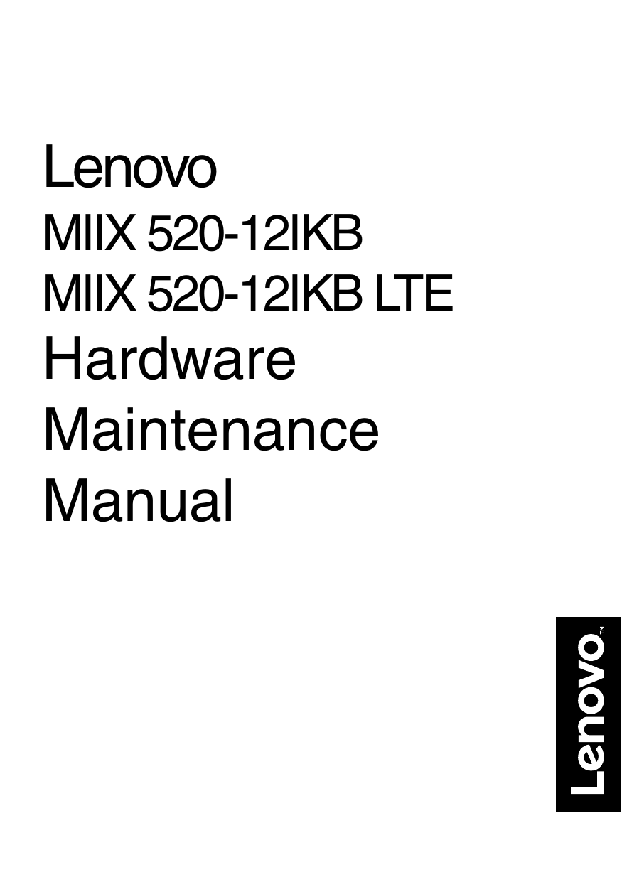 Lenovo Hardware Maintenance Manual Manualzz