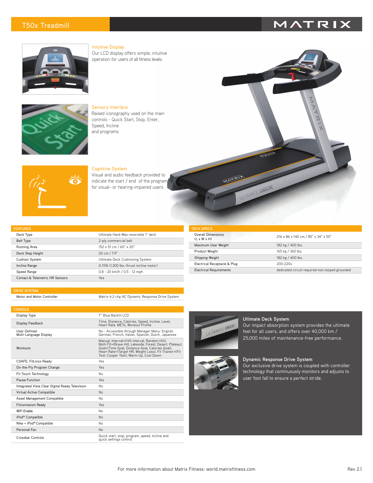 Matrix t50x treadmill hot sale