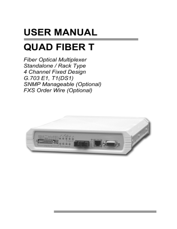 FMUX04 Users Manual | Manualzz