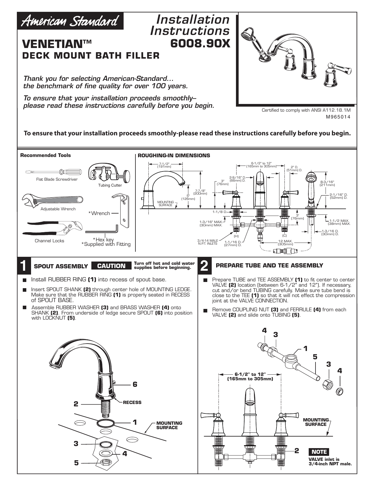 Installation instructions