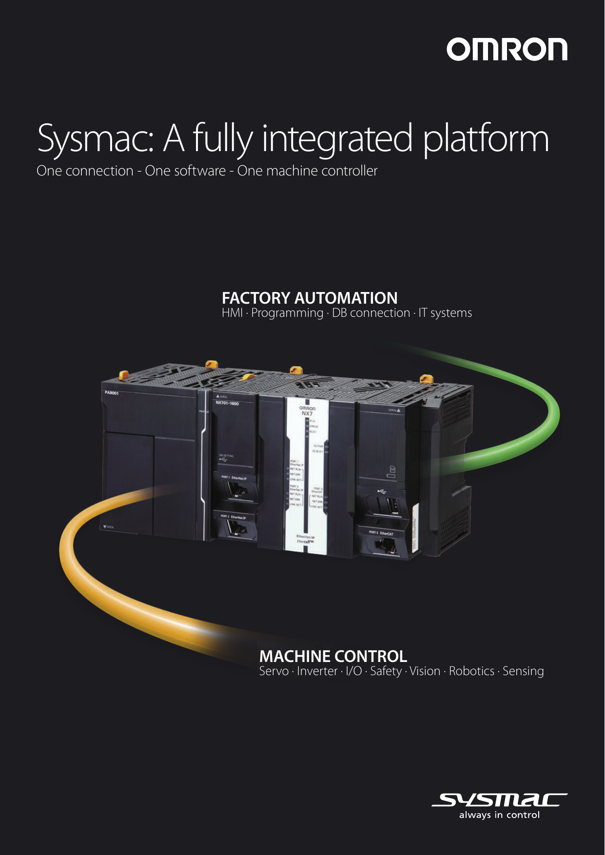 Sysmac Omron Industrial Automation Manualzz