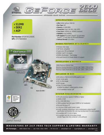 bfg geforce 6200 driver