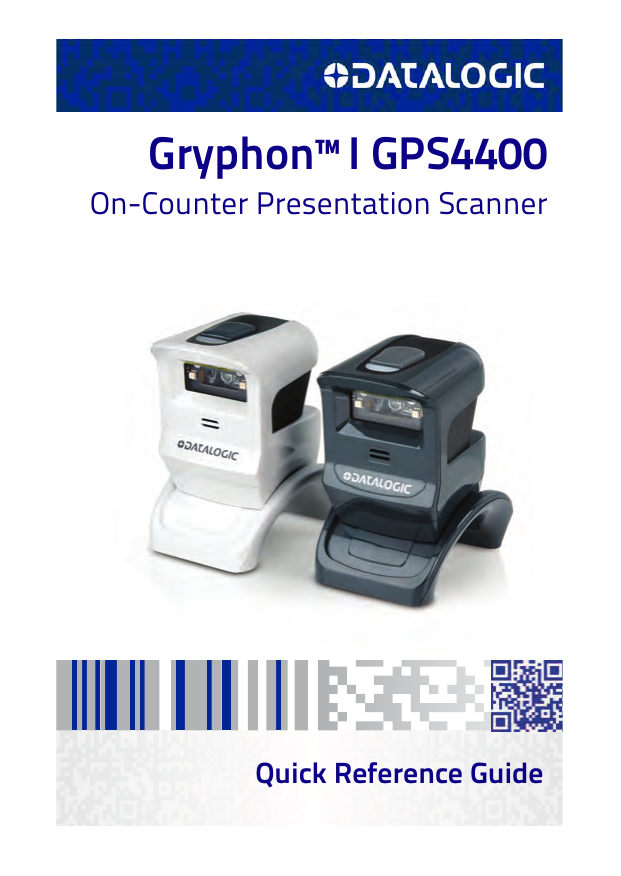 Datalogic Gryphon I GPS4400 2D Presentation Scanner Quick Reference