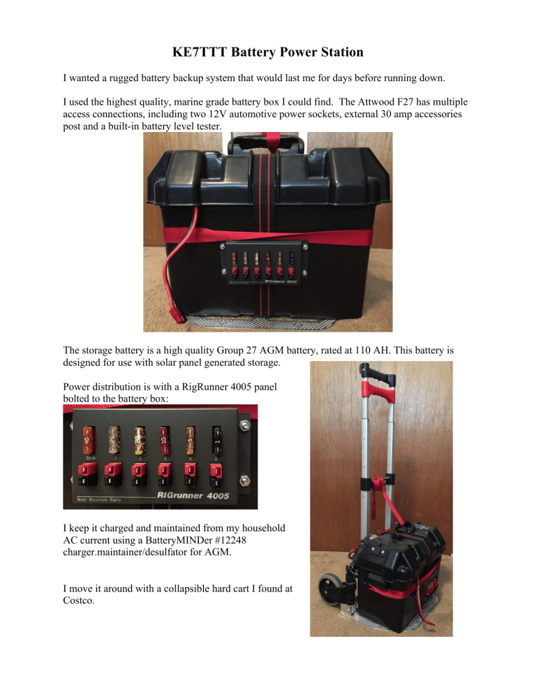 Ke7ttt Battery Power Station Manualzz